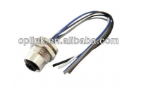 IP67 front panel pcb m12 sensor connector 5 pin female