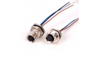 M12 A coding 4 pin female connector