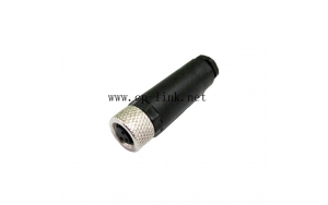 M8 3 pin female assembly connector